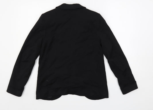 H&M Womens Black Jacket Blazer Size 4 - Open