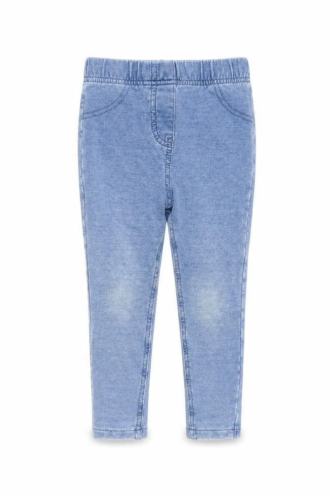 George Girls Blue Cotton Jegging Jeans Size 2 Years Regular Pullover
