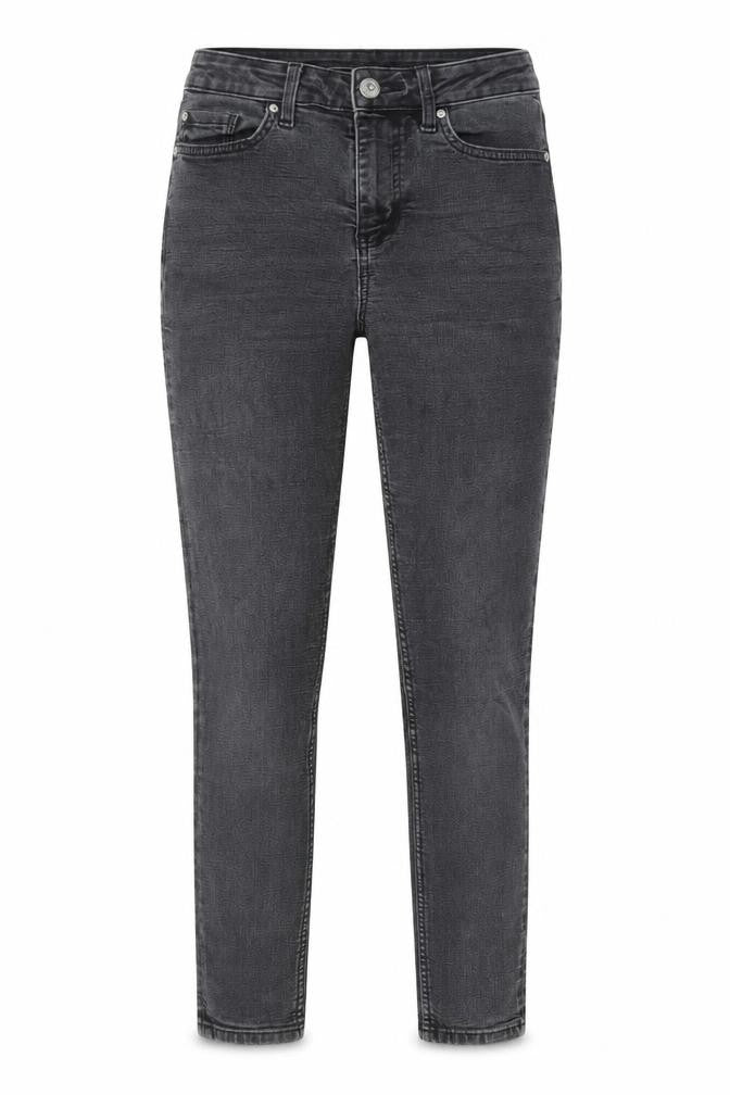 Marks and Spencer Womens Grey Cotton Skinny Jeans Size 10 L27 in Regular Zip - Pockets