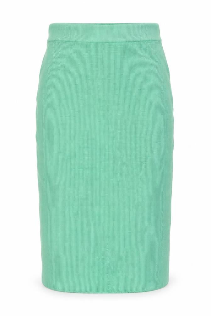 Marks and Spencer Womens Green Viscose Straight & Pencil Skirt Size L