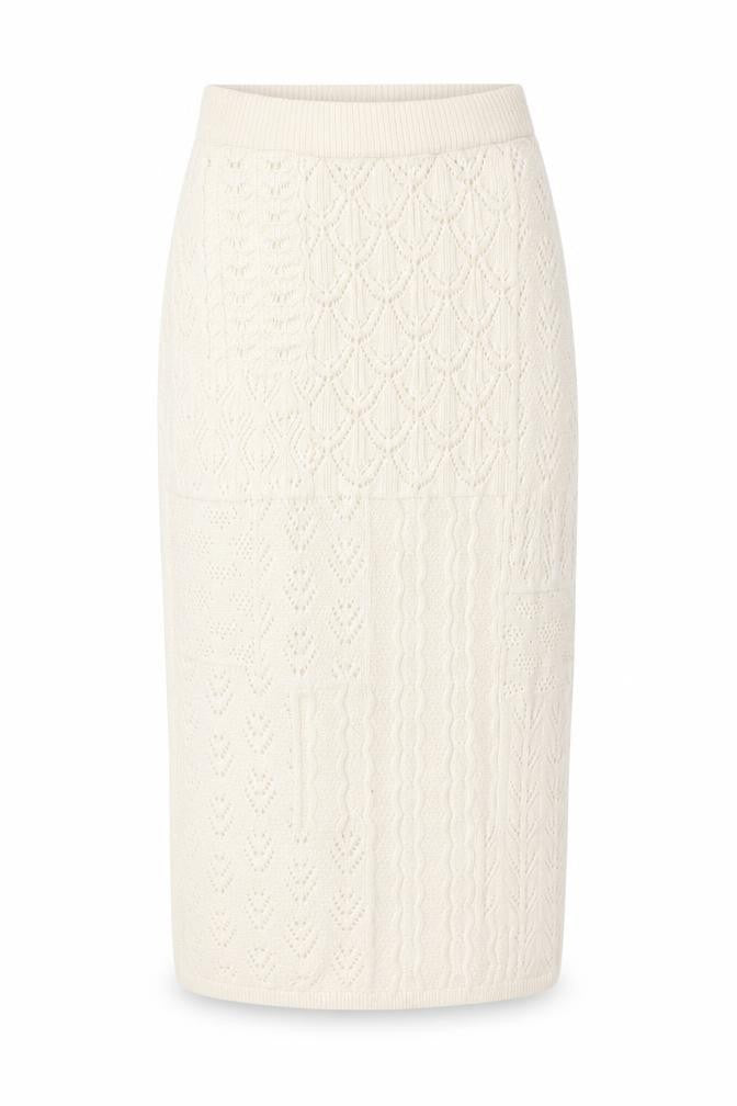 Marks and Spencer Womens Ivory Acrylic Straight & Pencil Skirt Size XS