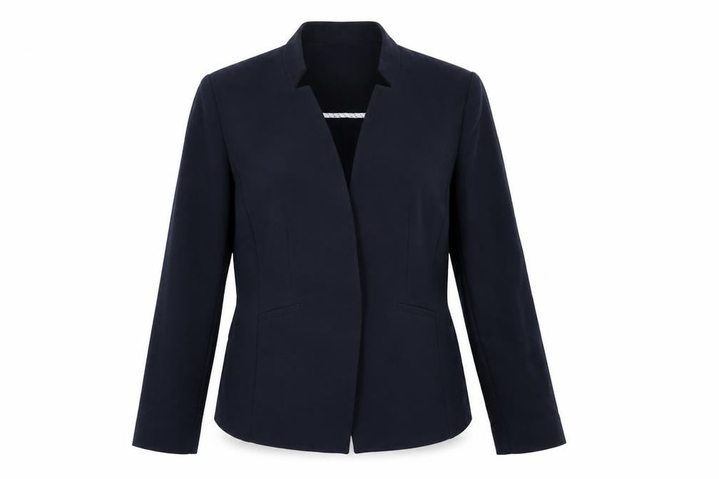 Marks and Spencer Womens Blue Polyester Jacket Blazer Size 10