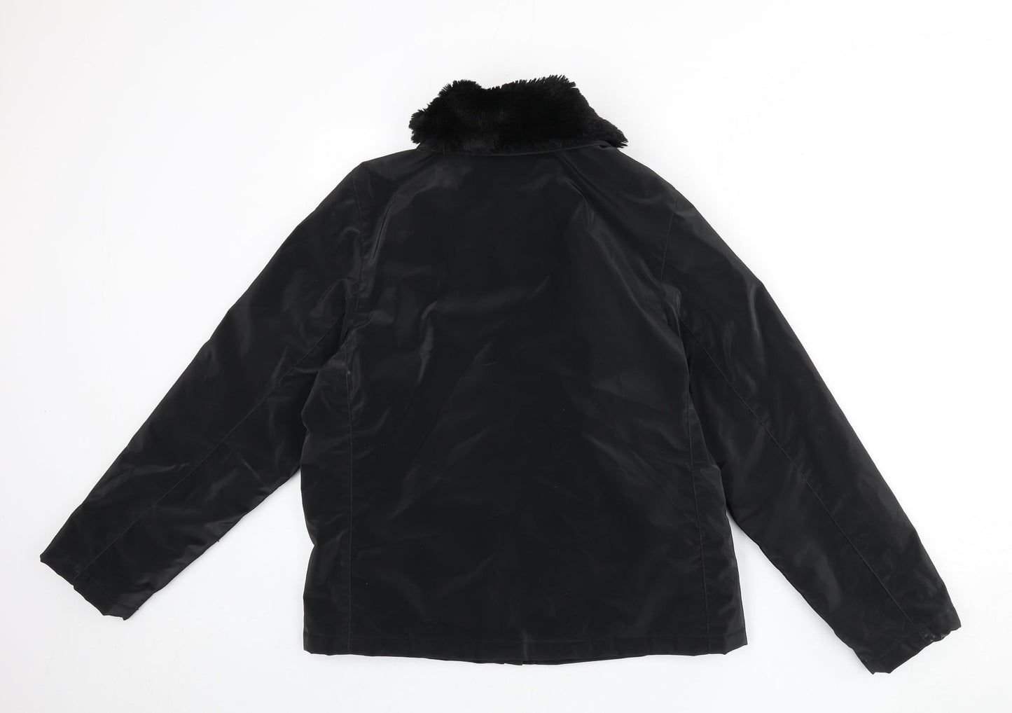 Dorothy Perkins Womens Black Jacket Size 12 Zip