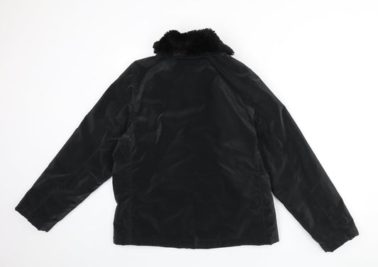 Dorothy Perkins Womens Black Jacket Size 12 Zip