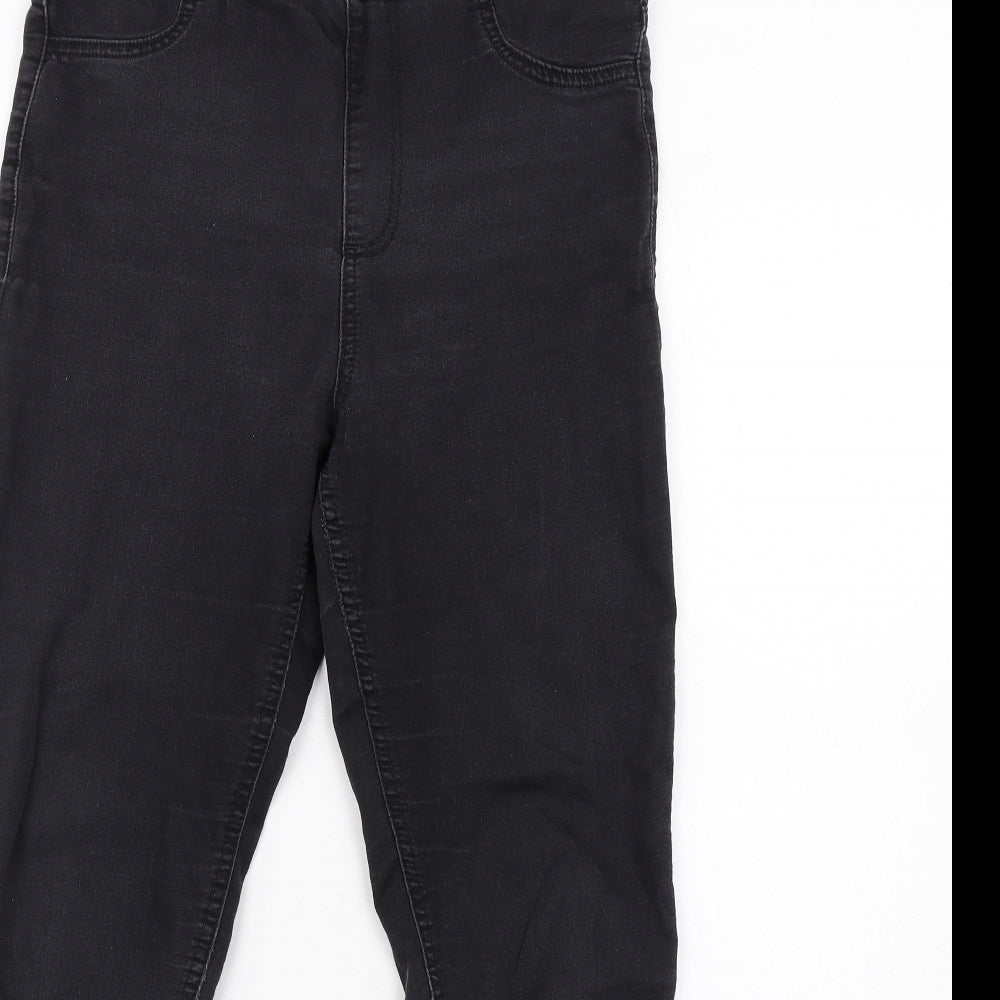 Marks and Spencer Womens Grey Cotton Jegging Jeans Size 12 L28 in Regular