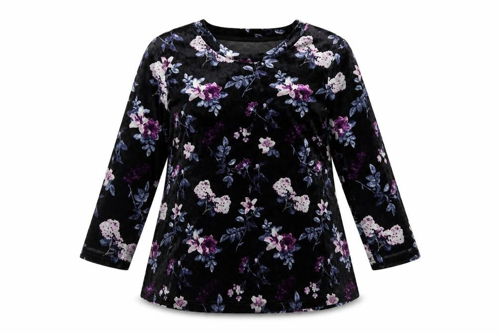 Womens UK Size S Anna Rose Black Polyester Blouse