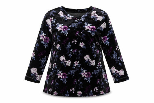 Womens UK Size S Anna Rose Black Polyester Blouse