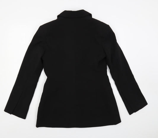 ASOS Womens Black Jacket Blazer Size 12 Button