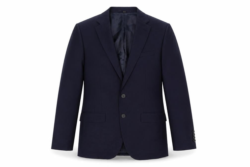Marks and Spencer Mens Blue Polyester Jacket Suit Jacket Size 38 Regular