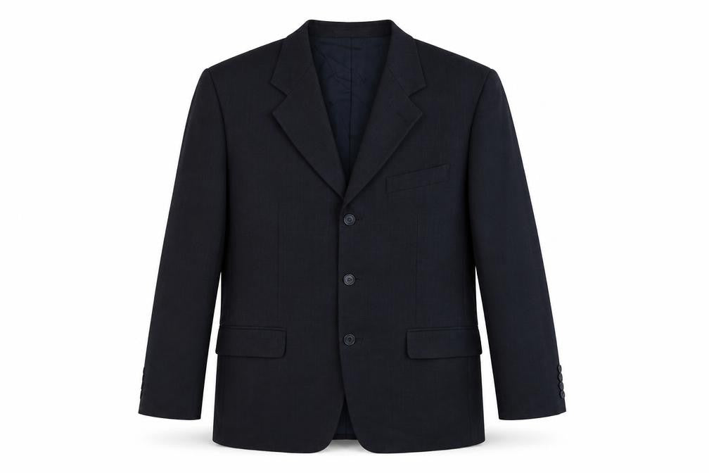 Marks and Spencer Mens Blue Wool Jacket Suit Jacket Size 38 Regular