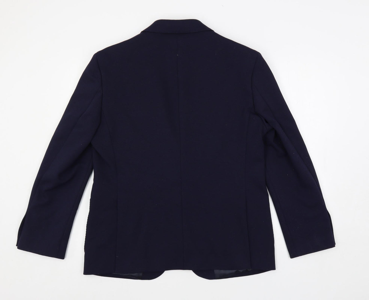 Marks and Spencer Mens Blue Polyamide Jacket Blazer Size 40 Regular