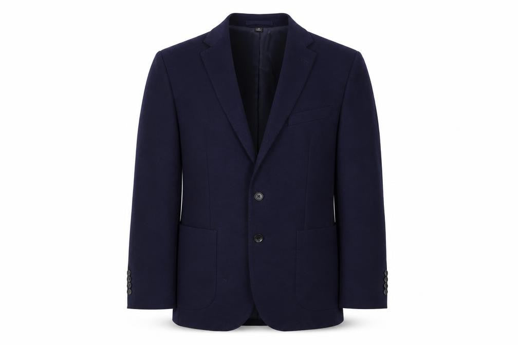 Marks and Spencer Mens Blue Polyester Jacket Suit Jacket Size 40 Regular