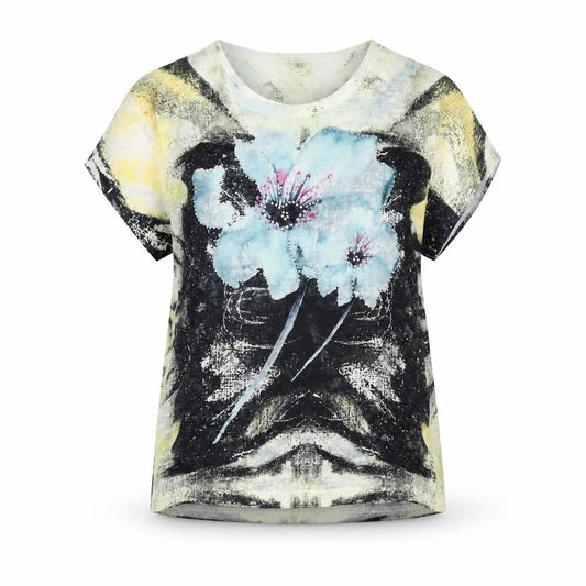 Womens UK Size M BASSINI Multicoloured Polyester Blouse