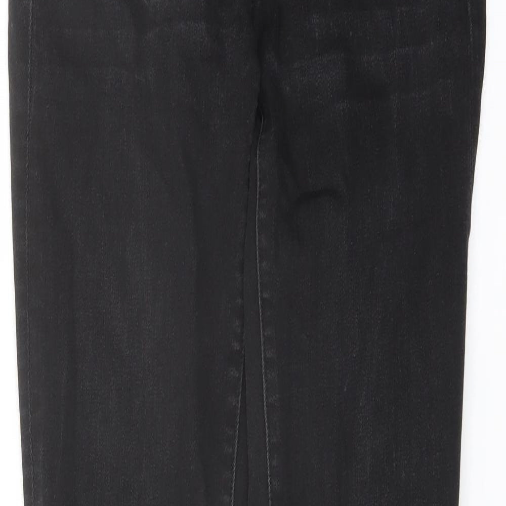 Gap Womens Black Cotton Skinny Jeans Size 27 in L32 in Regular Button