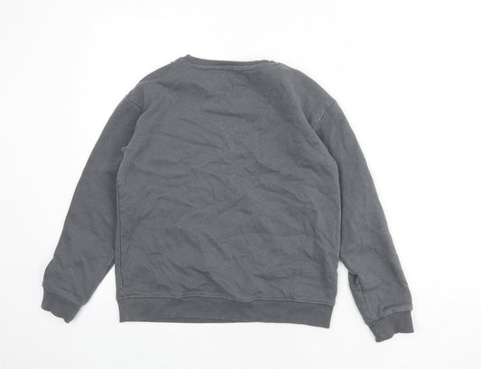 Blue Zoo Boys Green Cotton Pullover Sweatshirt Size 11-12 Years Pullover - Awesome, Cool