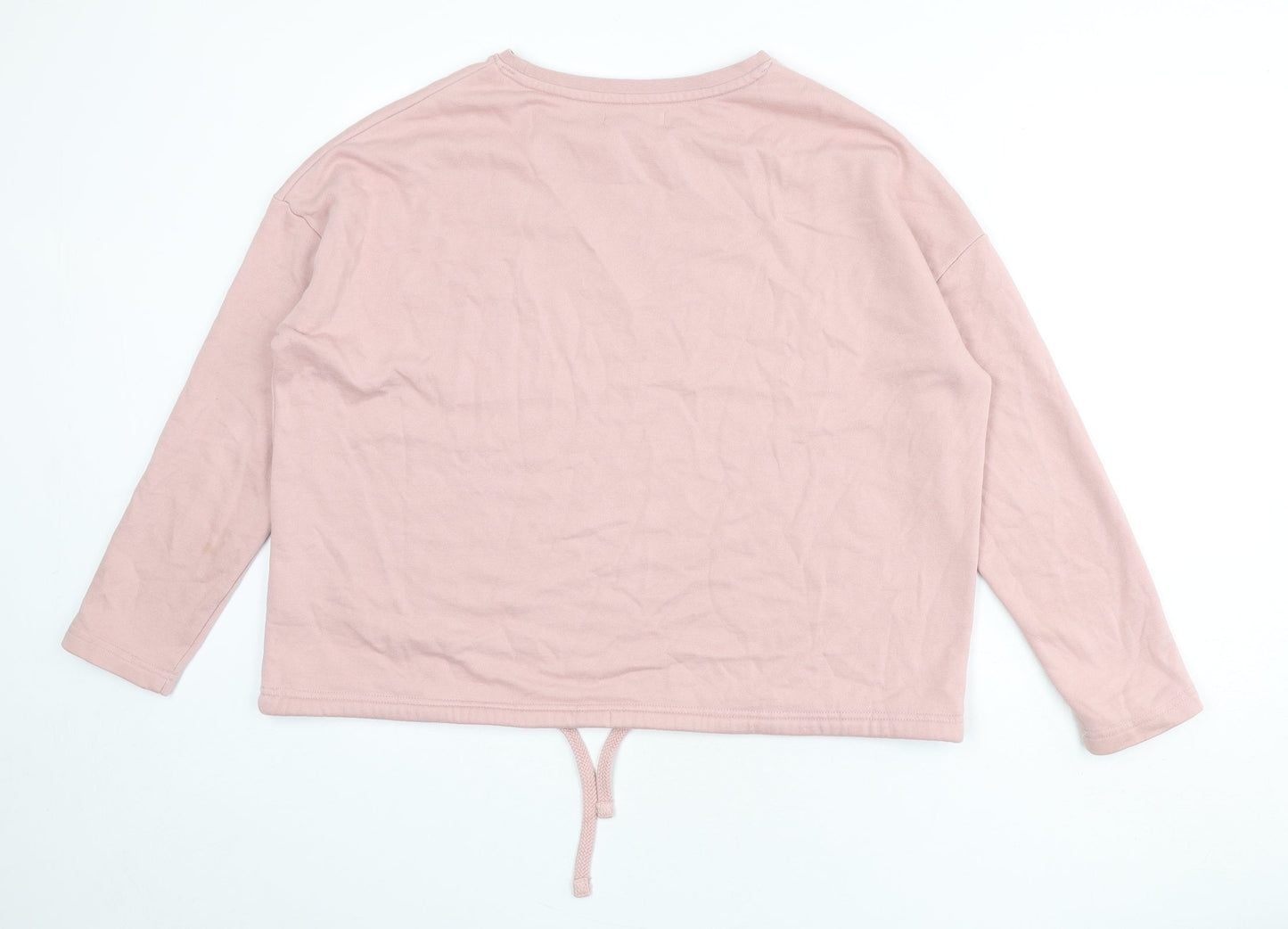US Polo Assn. Womens Pink Cotton Pullover Sweatshirt Size S Pullover