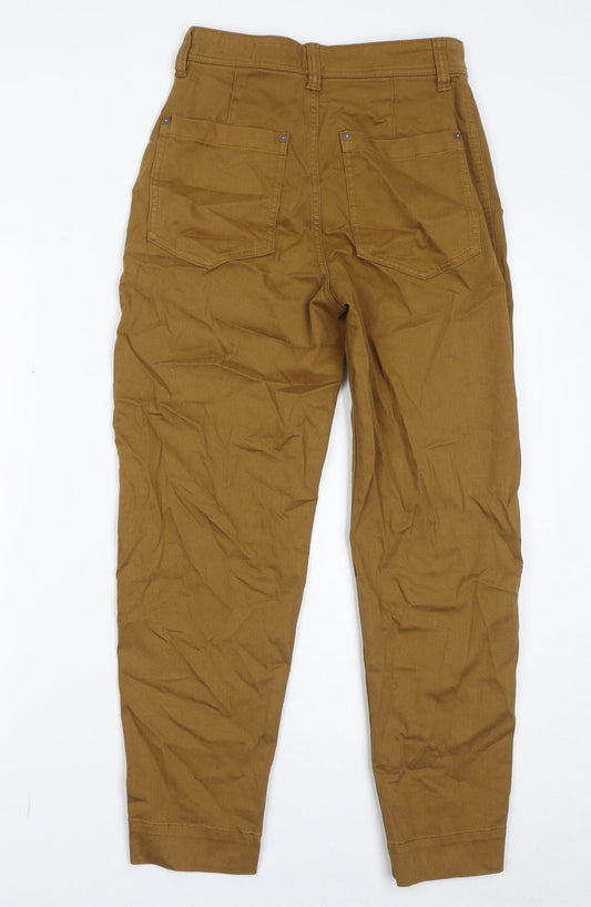 Gap Womens Brown Cotton Mom Jeans Size 4 L27 in Regular Zip