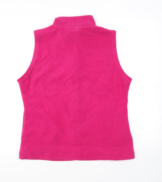 EWM Womens Pink Gilet Jacket Size M Zip