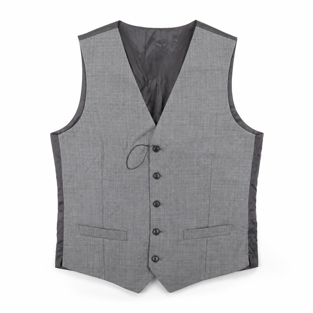 Marks and Spencer Mens Grey Wool Jacket Suit Waistcoat Size 38 Regular