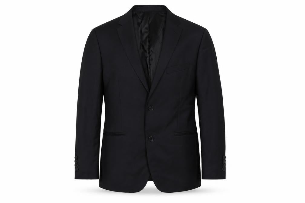 Mens 40 Chest Regular Paul Costelloe Black Two-Button