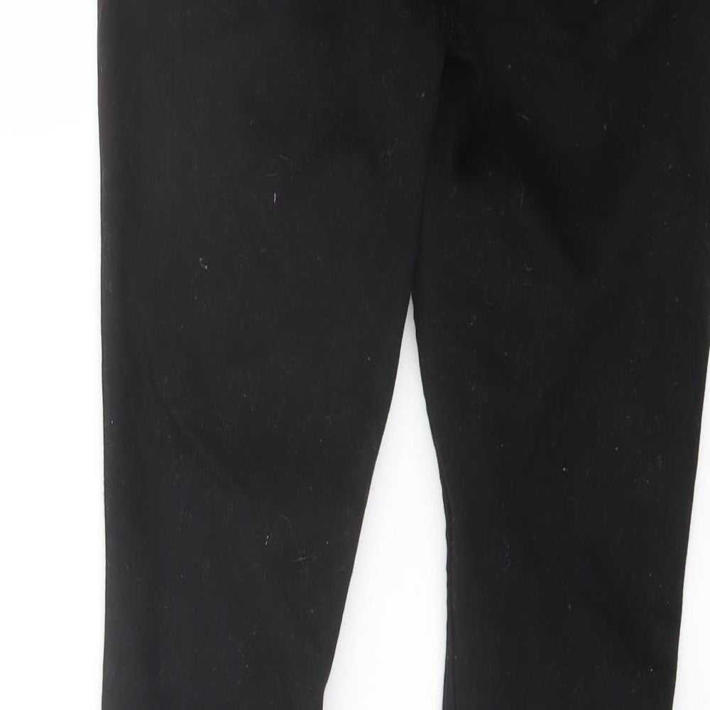 Hollister Womens Black Cotton Skinny Jeans Size 27 in L26 in Regular Button