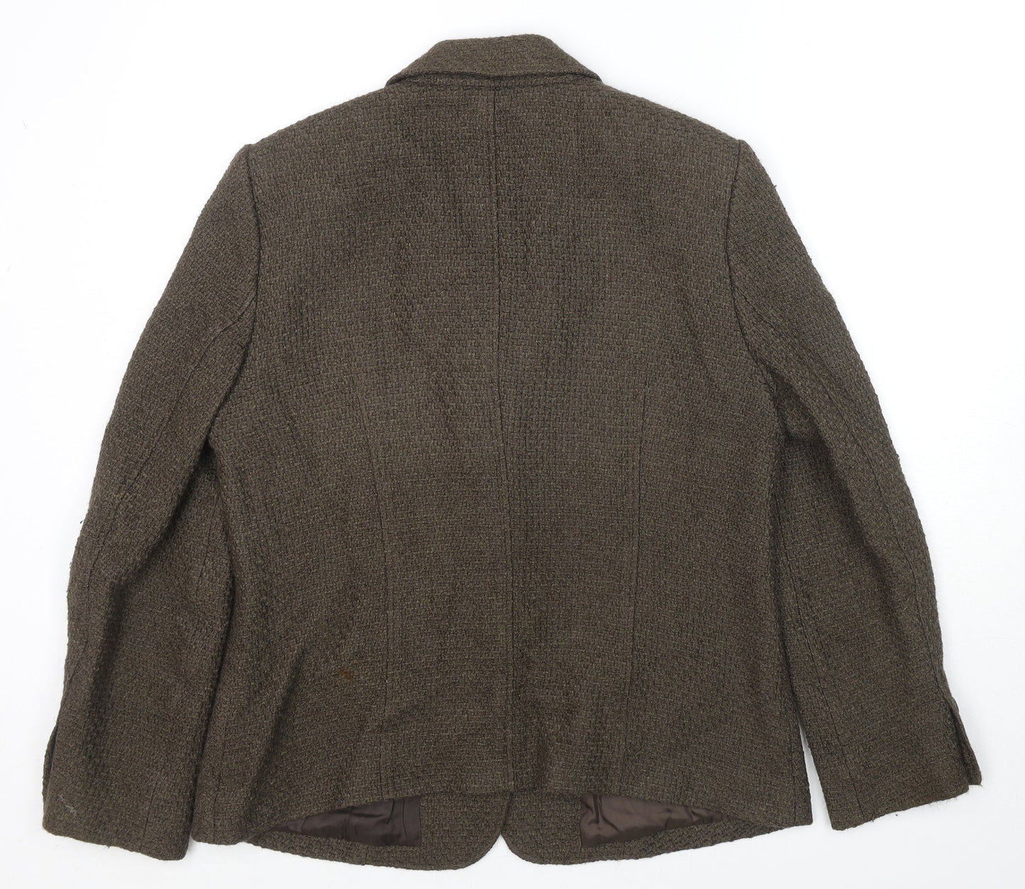 Betty Barclay Womens Brown Jacket Blazer Size 18 Button