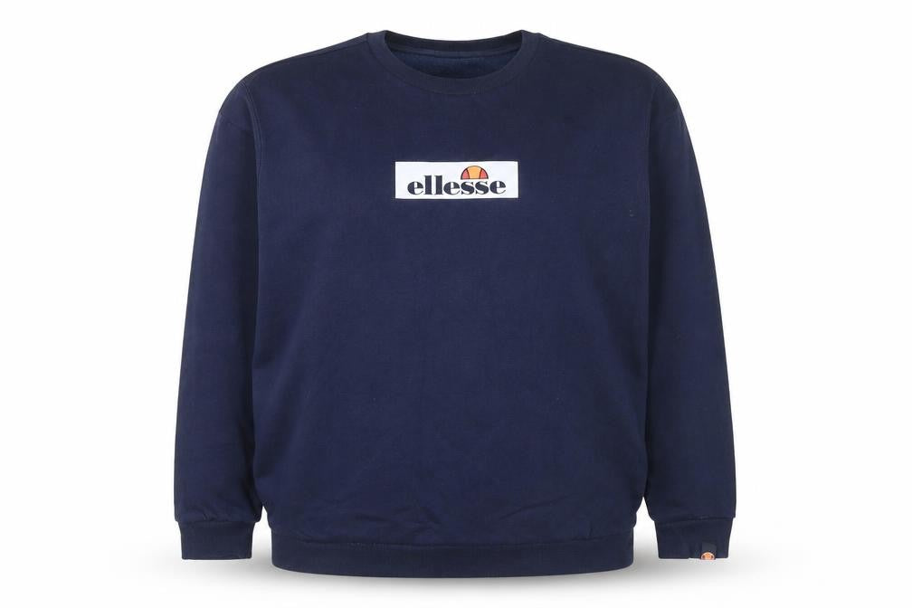 Womens UK XL Regular ellesse Blue Pullover Sweatshirt