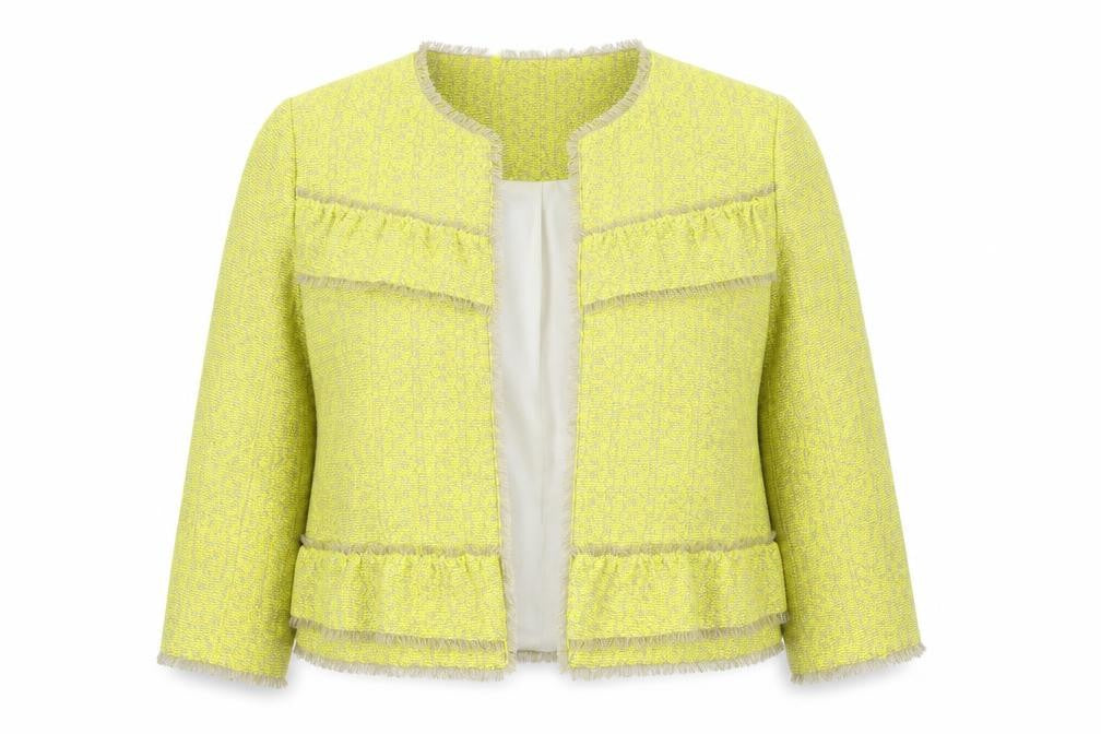 River Island Womens Yellow Jacket Blazer Size 10