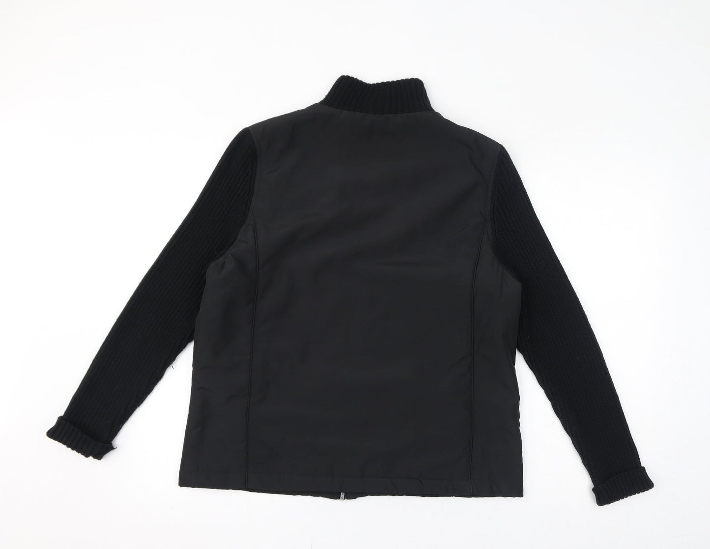 Pomodoro Womens Black Jacket Size L Zip