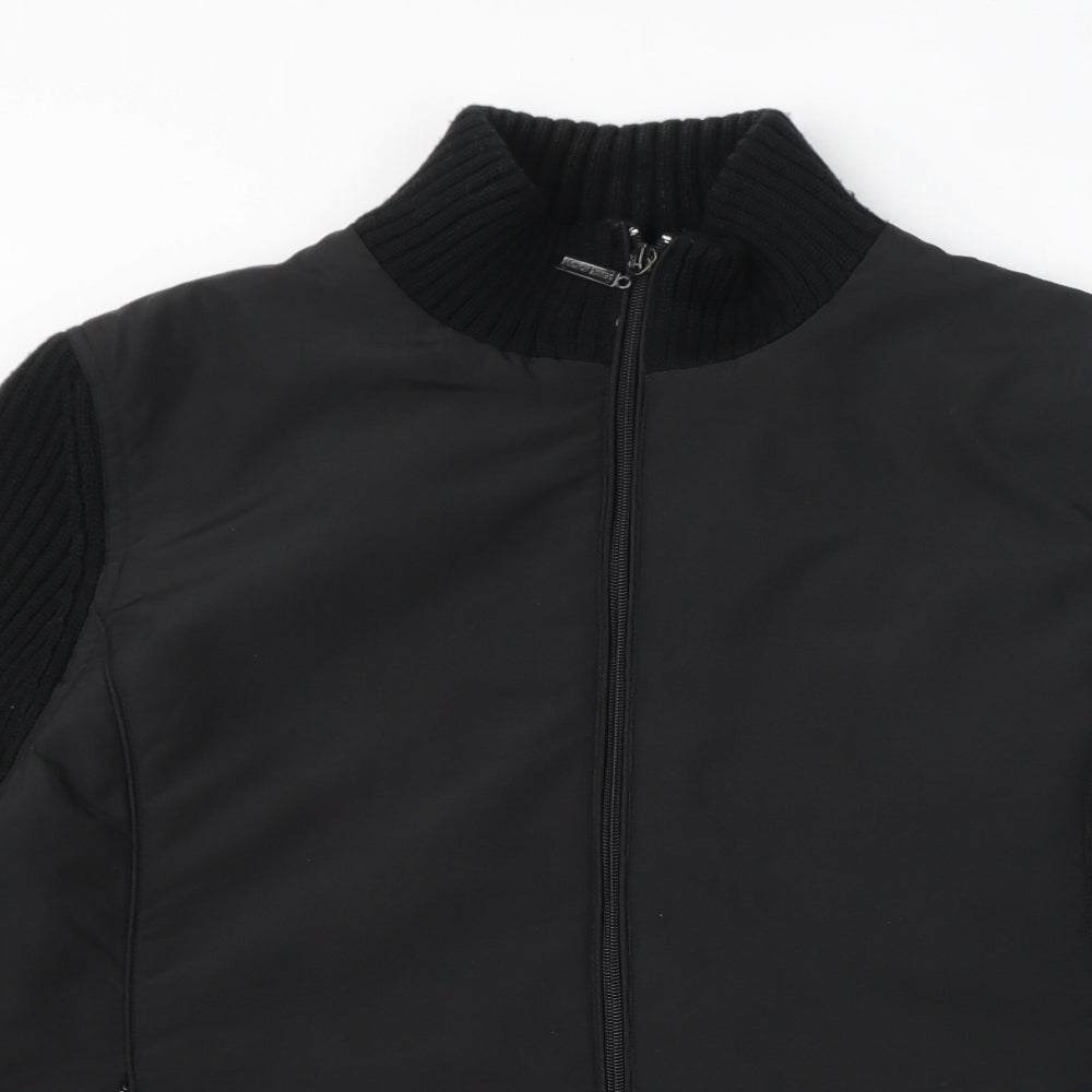 Pomodoro Womens Black Jacket Size L Zip