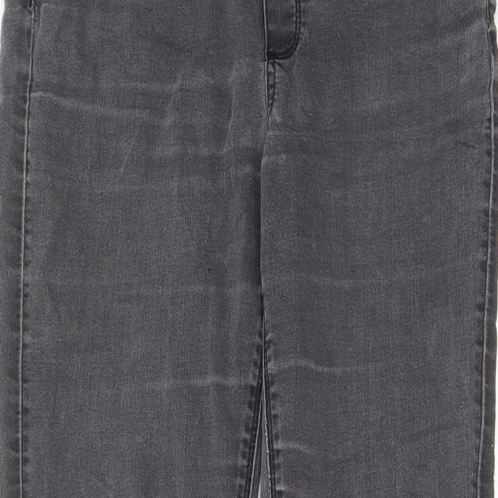 Warehouse Womens Grey Cotton Jegging Jeans Size 12 L28 in Regular