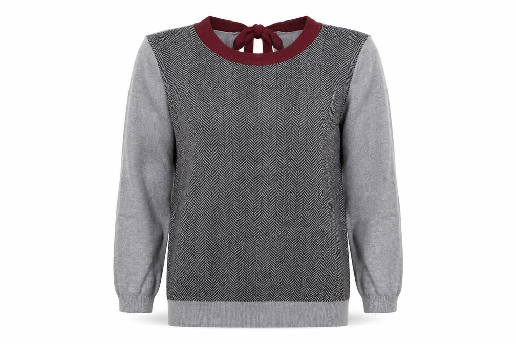 Womens UK 10 Regular mamas & papas Grey Pullover Tight-Knit