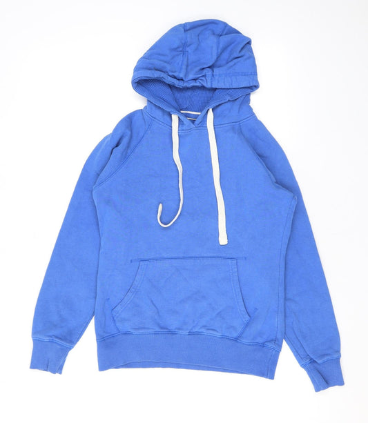Mantis Womens Blue Cotton Pullover Sweatshirt Size S Pullover