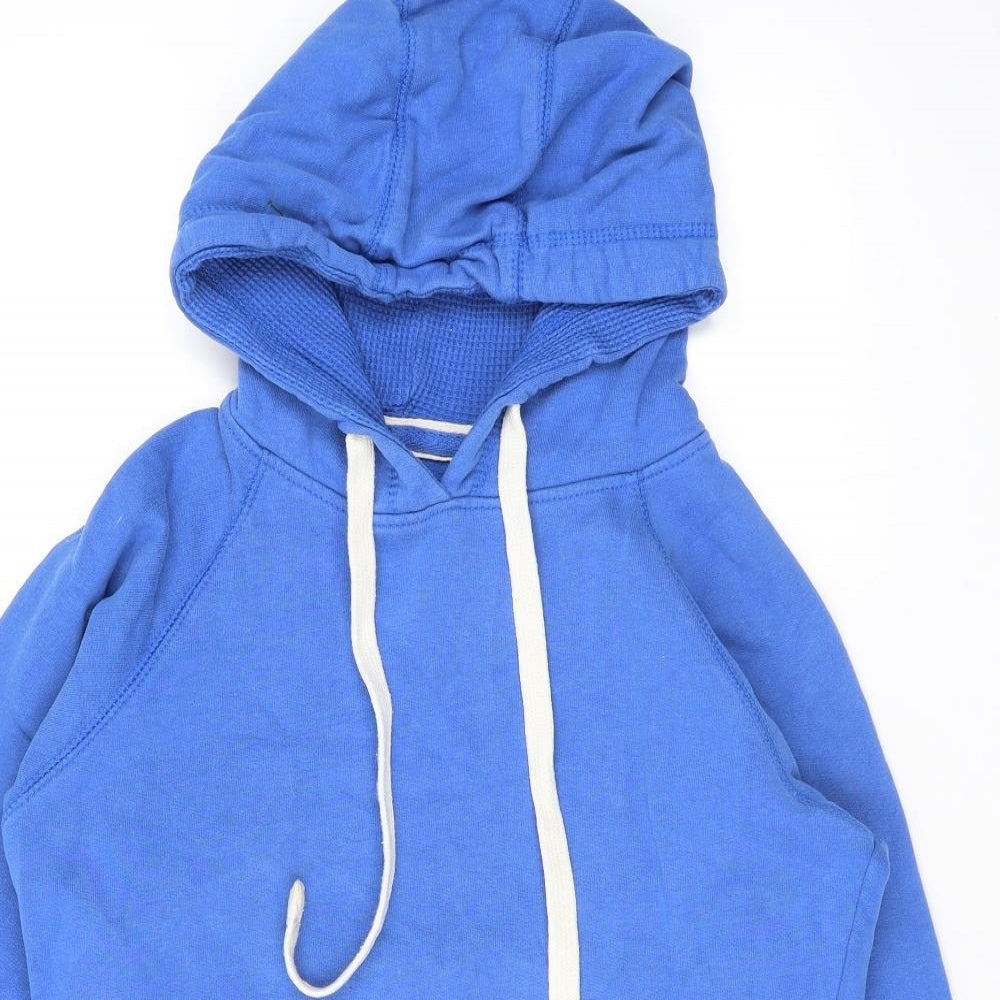 Mantis Womens Blue Cotton Pullover Sweatshirt Size S Pullover