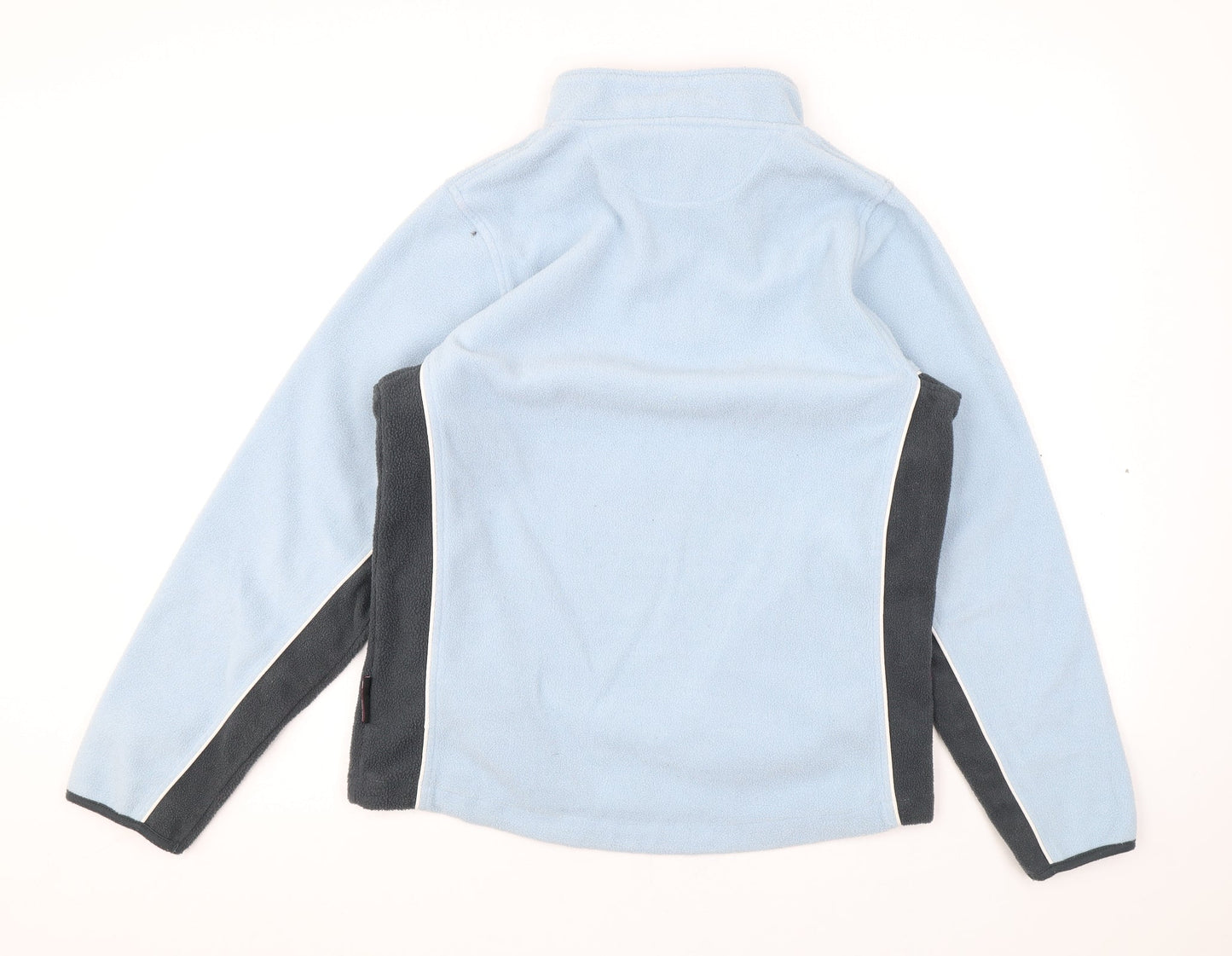 Rock Ice Womens Blue Polyester Pullover Sweatshirt Size 12 Zip
