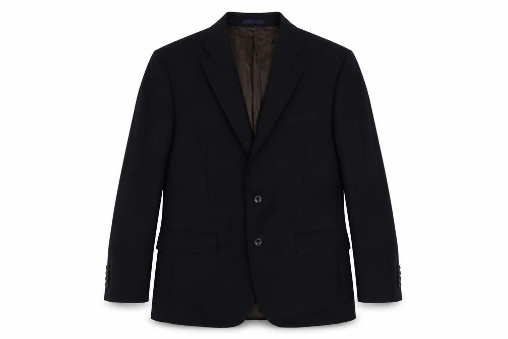 Marks and Spencer Mens Blue Wool Jacket Suit Jacket Size 42 Regular