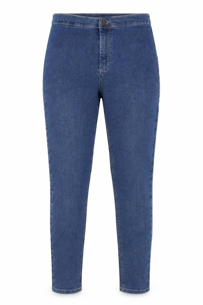 Topshop Womens Blue Cotton Jegging Jeans Size 33 in L32 in Regular Zip