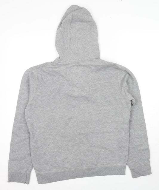Burton Mens Grey Cotton Pullover Hoodie Size M