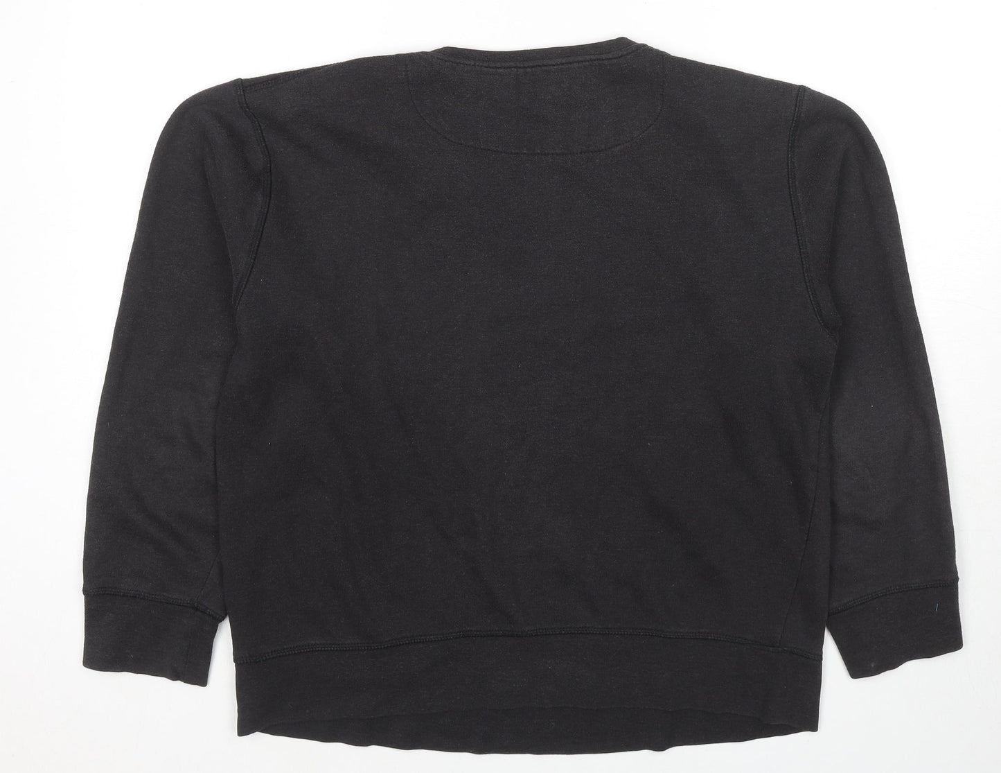 USS Team Womens Black Cotton Pullover Sweatshirt Size M Pullover