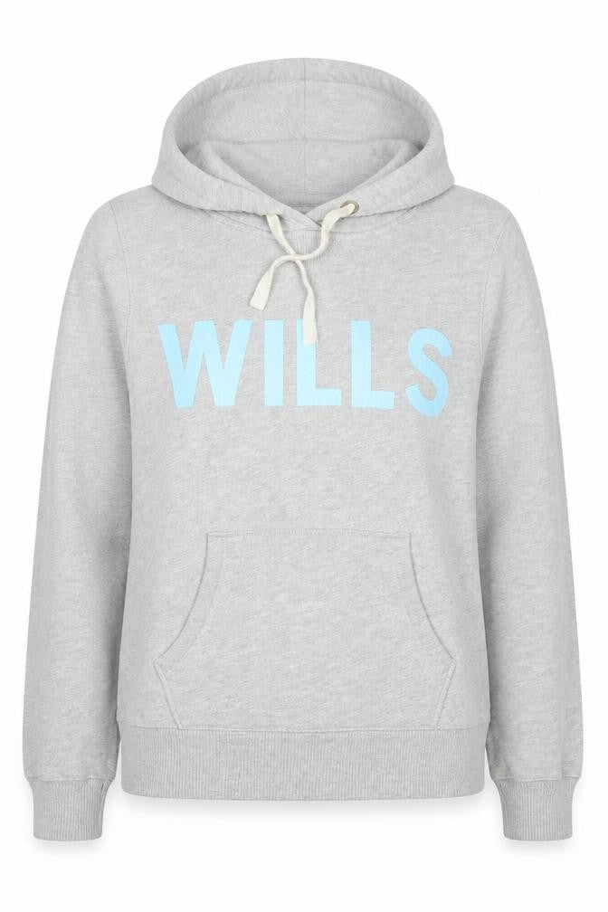 Womens UK 12 Regular Jack Wills Grey Pullover Hoodie