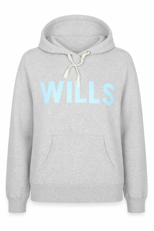 Womens UK 12 Regular Jack Wills Grey Pullover Hoodie
