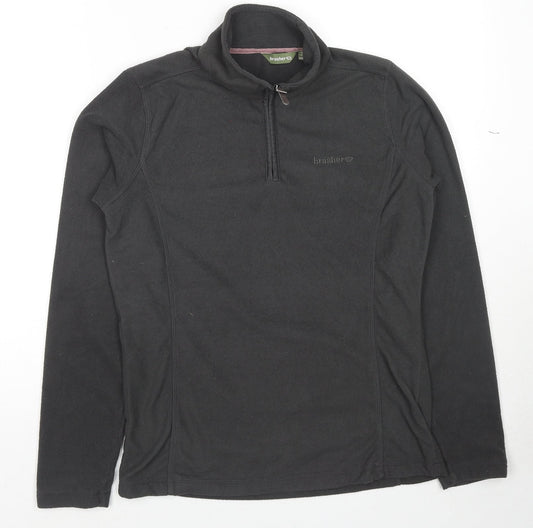brasher Womens Grey Polyester Pullover Sweatshirt Size 12 Pullover