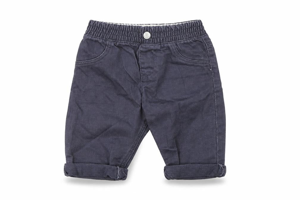 Marks and Spencer Boys Grey Cotton Cropped Jeans Size 3-6 Months Pullover
