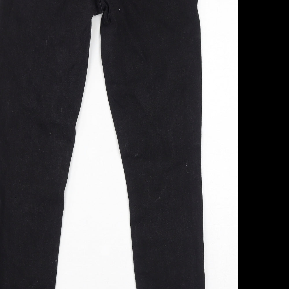 Gap Womens Black Cotton Skinny Jeans Size 28 L28 in Regular Zip