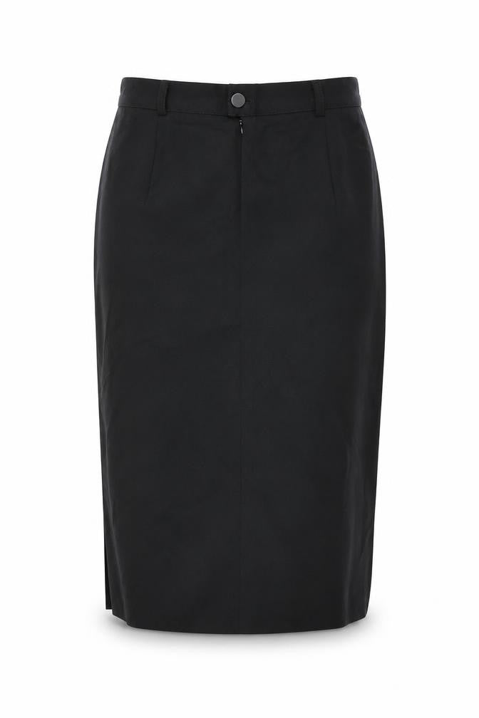 Enko Peruti Womens Black Wool Straight & Pencil Skirt Size 10 Zip