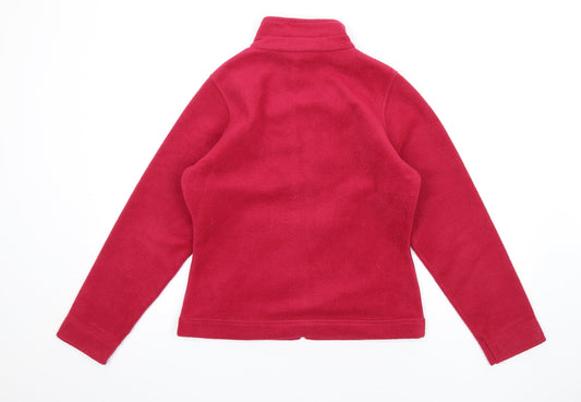 Monsoon Womens Pink Jacket Size 12 Zip