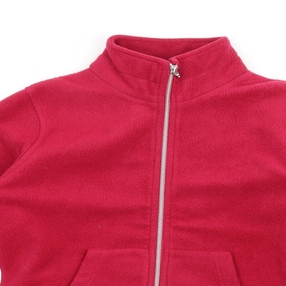 Monsoon Womens Pink Jacket Size 12 Zip
