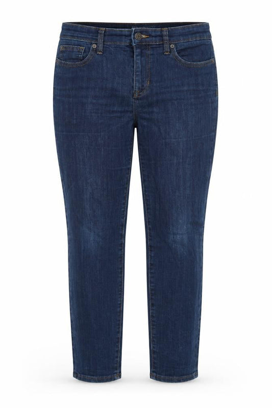 Gap Womens Blue Cotton Straight Jeans Size 14 L26 in Regular Zip