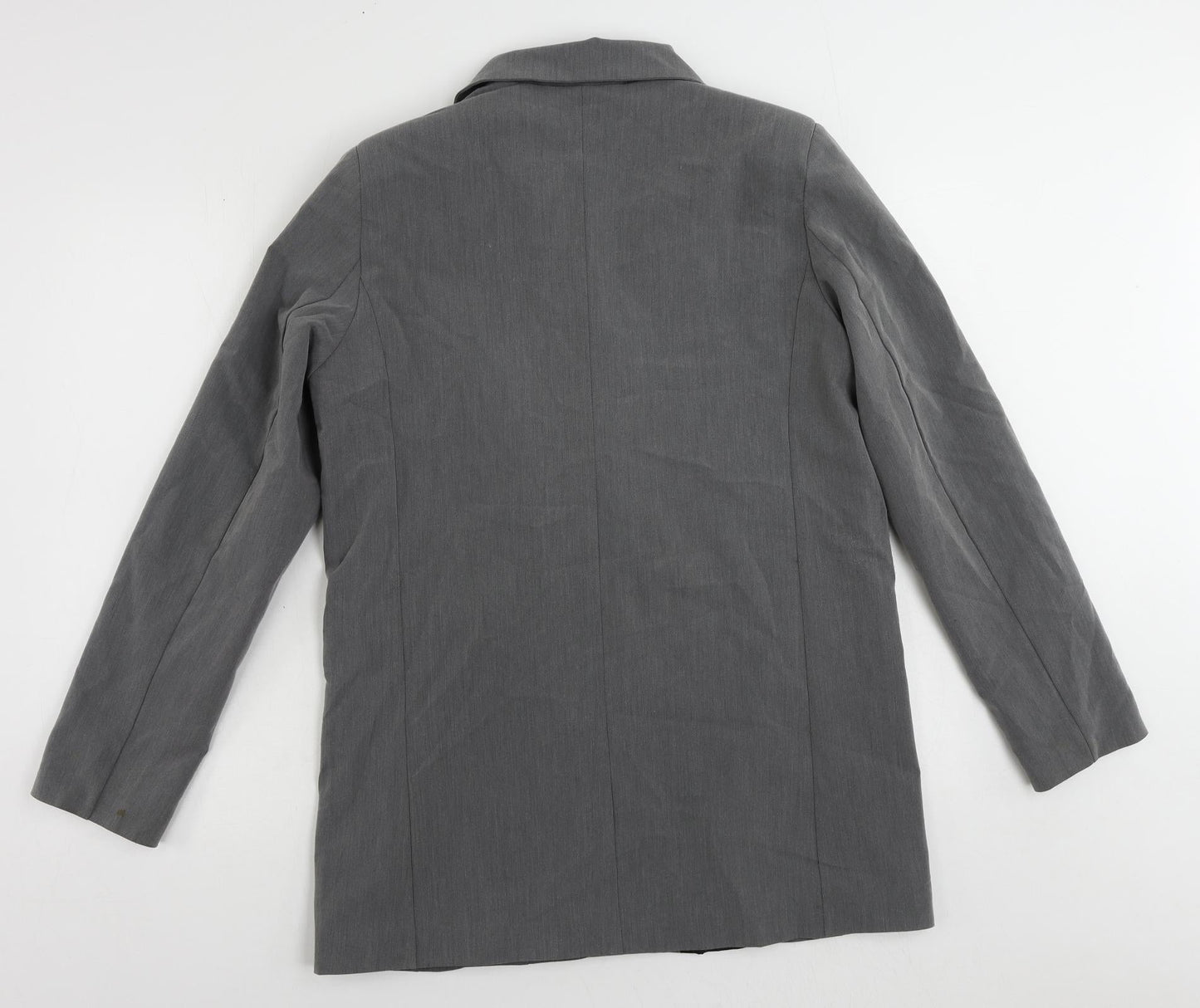 Nasty Gal Womens Grey Jacket Blazer Size M Button