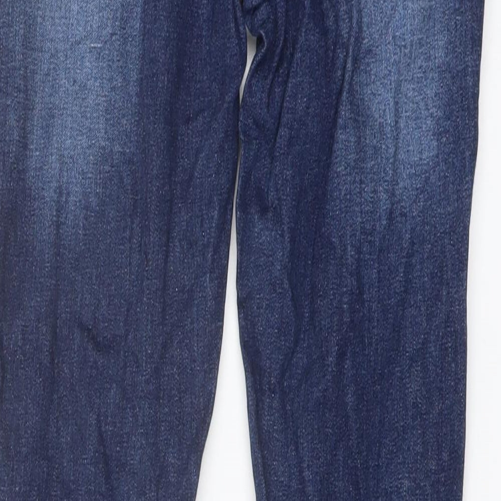Max Womens Blue Cotton Skinny Jeans Size 28 in L26 in Regular Button